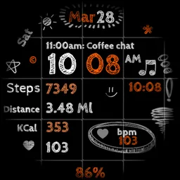 CC Sketch 04 Watch Face for Android