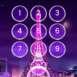 Pin Lock Screen- Eiffel Tower APK for Android