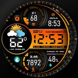 Sport Watch Face PER009 Mesa for Android
