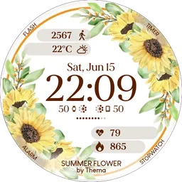 Summer Flower Watch Face APK for Android
