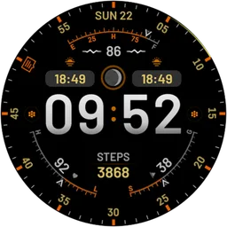 SWF 1 - Digital Watch Face for Android