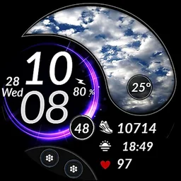 Weather Yin Yang Digital AE05 for Android